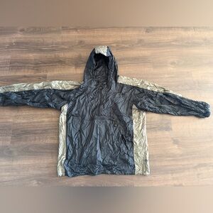 GAP Anorak - Holiday ‘98 Collection-Men's Black and Tan Windbreaker